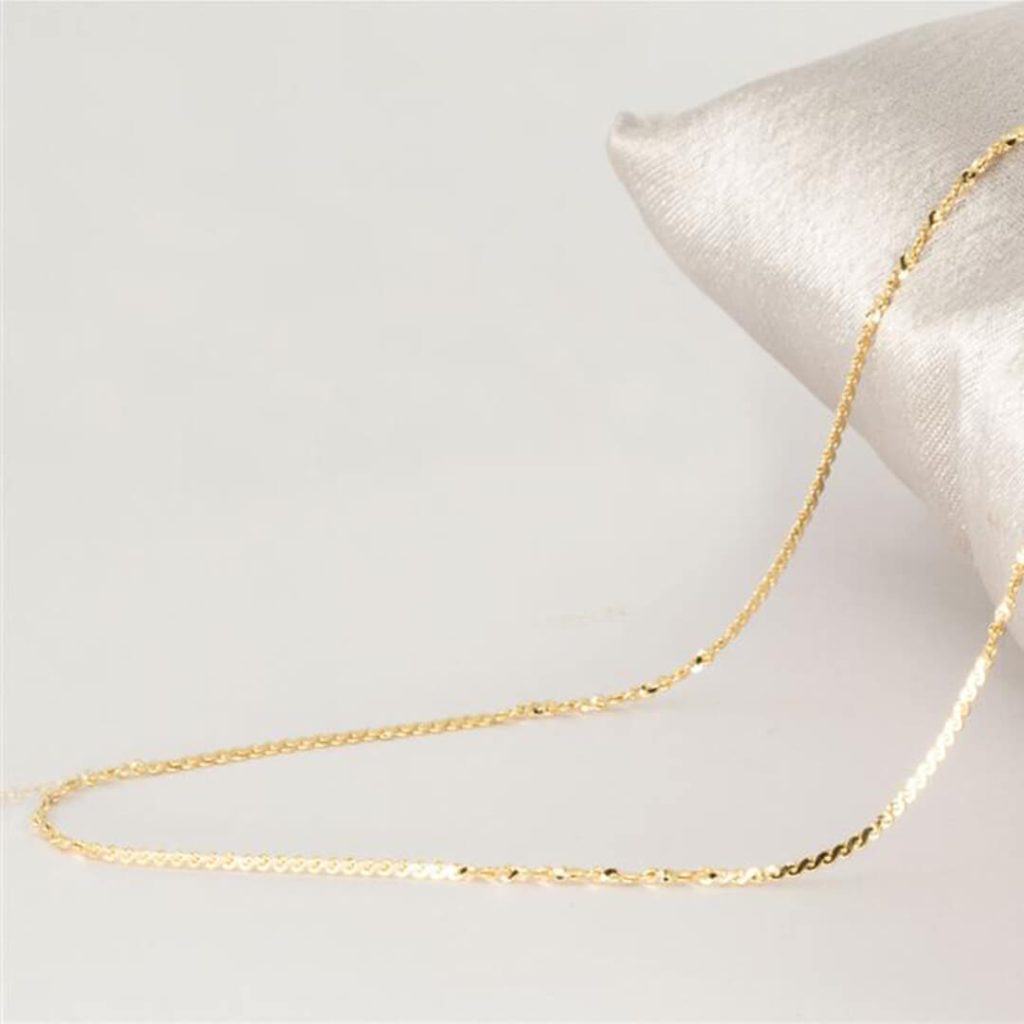 زنجیر ظریف و نازک از برند ژوپینگ بسیار زیبا و قشنگ با کد XGH9000064