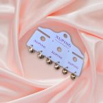 گوشواره زنانه با آبکاری طلا 18 عیار