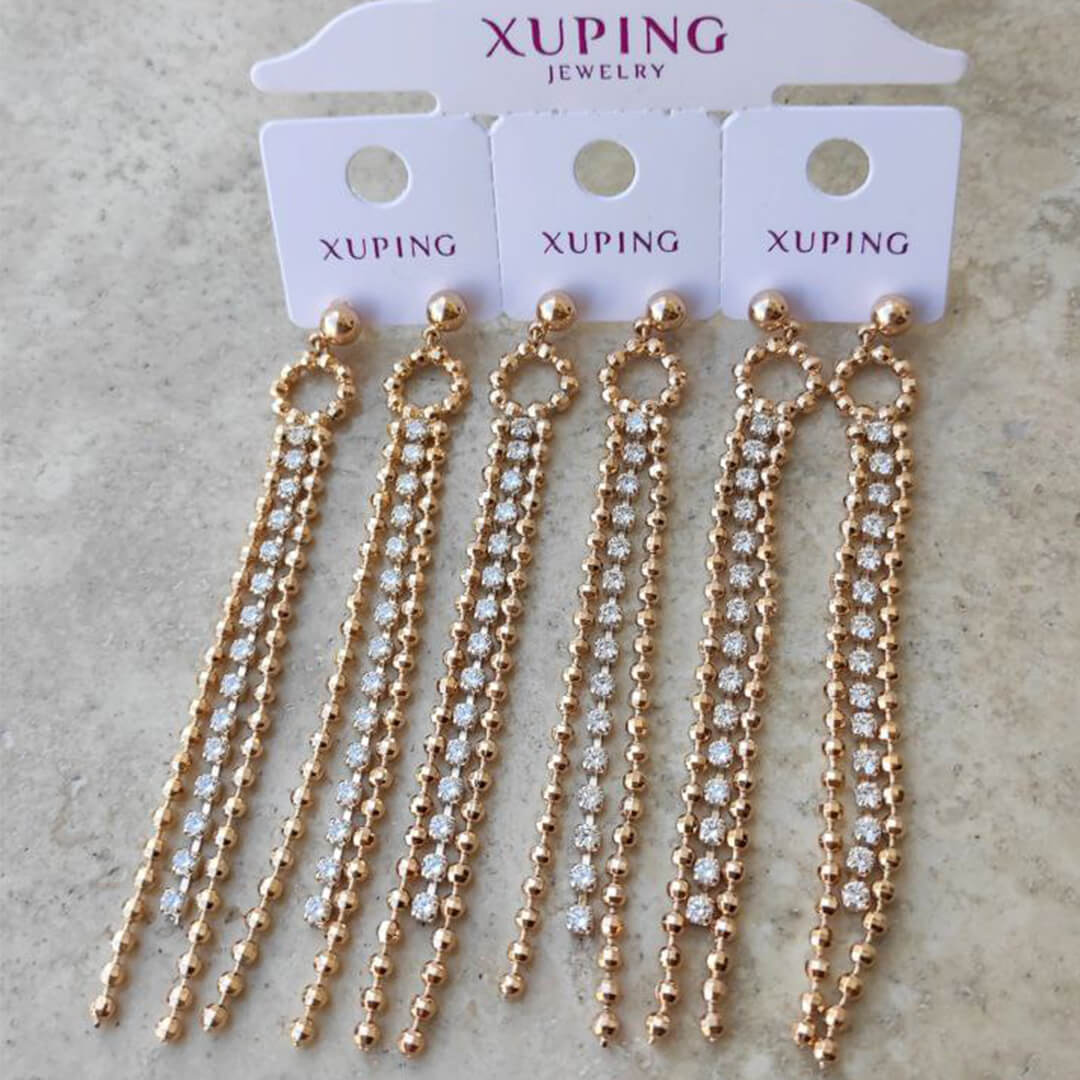 Earring-XGH6345-105 گوشواره آویز بلند
