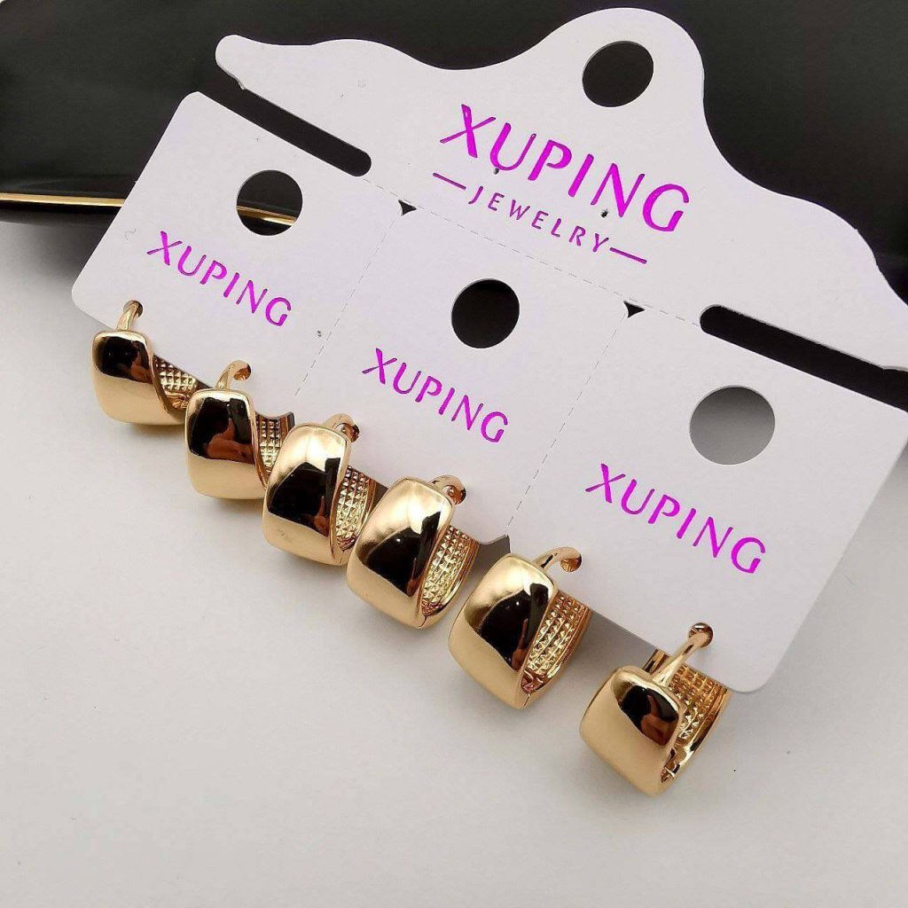 گوشواره حلقه ای آینه ای - ضد حساسیت