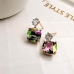 گوشواره مربعی هولوگرامی