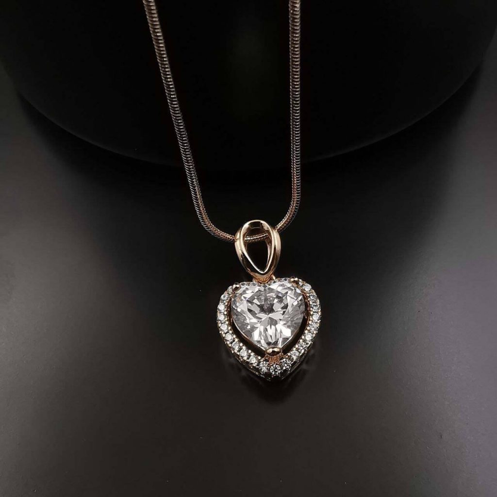 آویز قلبی زنانه - ضد حساسیت