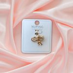 آویز گردنبند طرح فرشته و کوپید قلبی بدلیجات زینویار