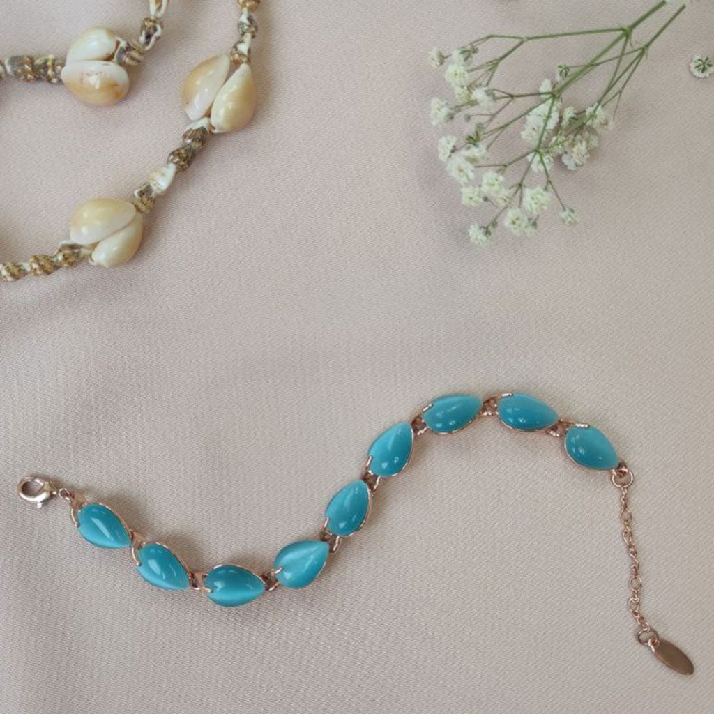 دستبند اشکی آبی