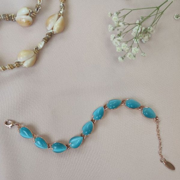 دستبند اشکی آبی