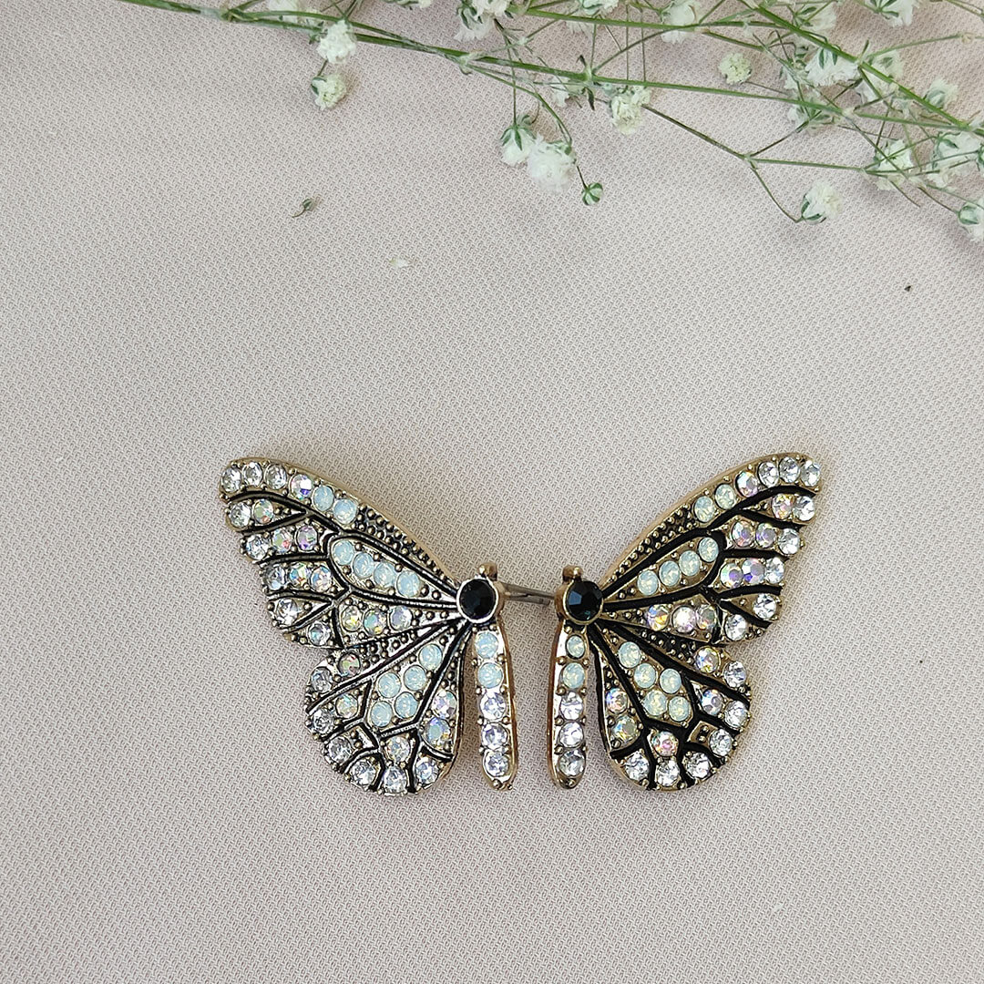 Earring-XGH1016-1 گوشواره مشکی جواهری
