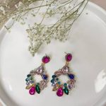 گوشواره پرنسسی هفت رنگ
