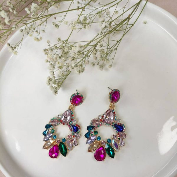 گوشواره پرنسسی هفت رنگ