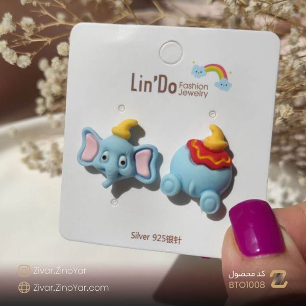 گوشواره طرح فیل