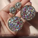 گوشواره دایره توپر
