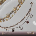 دستبند ونکلیف رزگلد