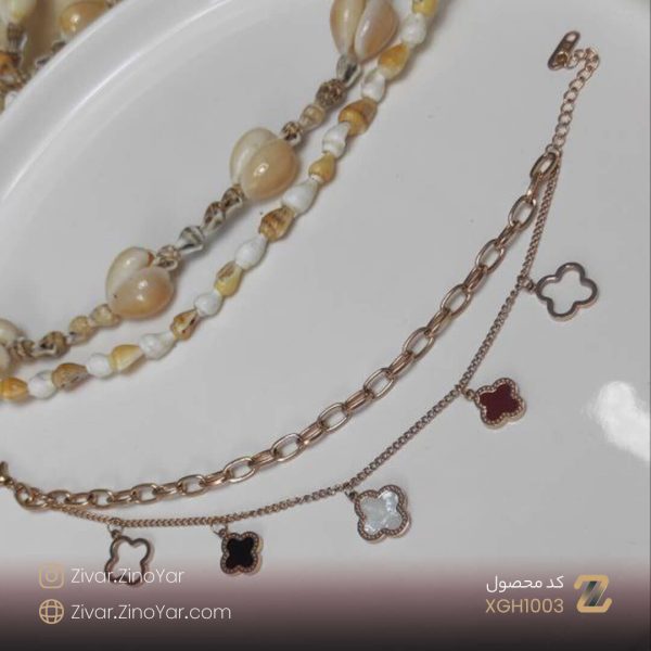 دستبند ونکلیف رزگلد