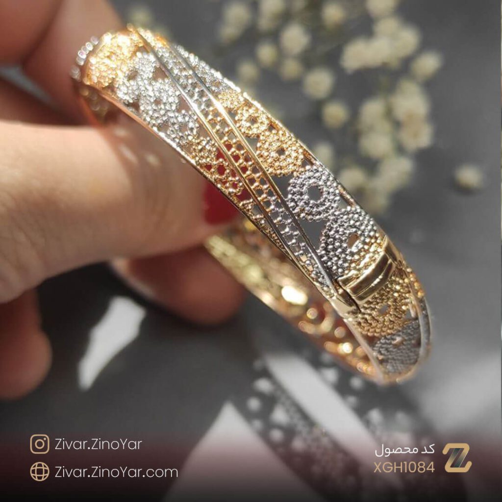 دستبند النگویی (بنگل) دایره ای XUPING - کد XGH1084 - رنگ ثابت و ضد حساسیت برند ژوپینگ