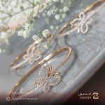 دستبندهای نگین دار زیبا و قشنگ - انواع دستبند نگین دار