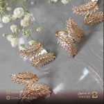 “انگشتر تقلیدی زیبای گندم ژوپینگ با کار دست دقیق”