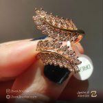 انگشتر طرح گندم ضربدری ژوپینگ - کد XGH1128 - تصویر 5