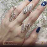 انگشتر طرح گندم ضربدری ژوپینگ - کد XGH1128 - تصویر 4