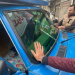 شیشه جلو نیسان زامیاد (رنگ چمنی)