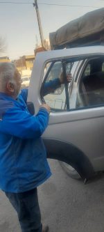 شیشه لچکی نیسان رونیز