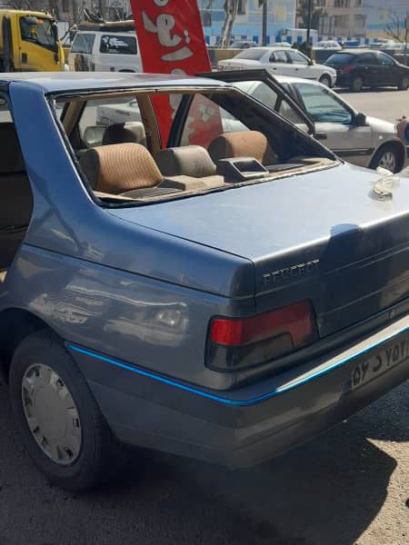 شیشه عقب پژو 405