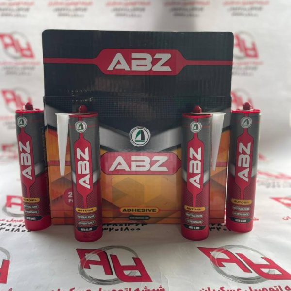 چسب سیلیکونی مشکی ABZ مناسب شیشه خودرو