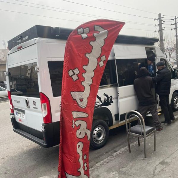 شیشه درب ون دوکاتو (Ducato)