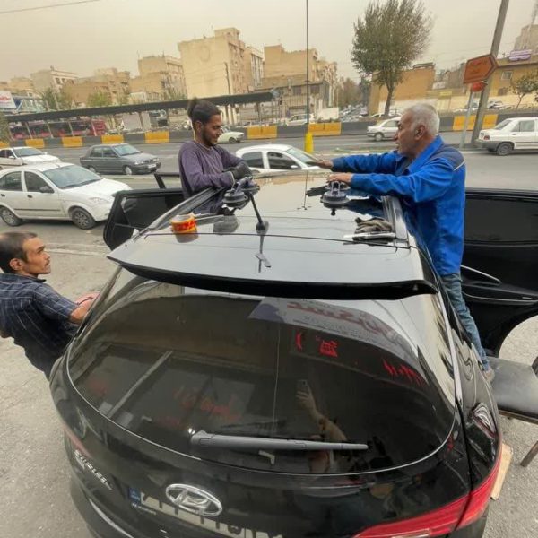 شیشه سانروف هیوندای سانتافه مدل (2013 تا 2017)